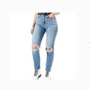American Eagle Mom Jeans distressed
